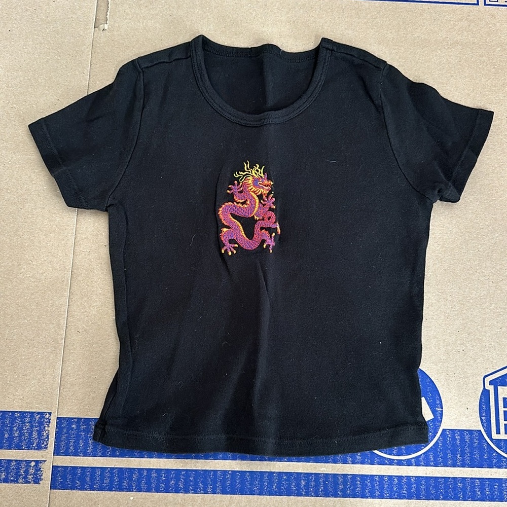 Pacsun dragon crop top